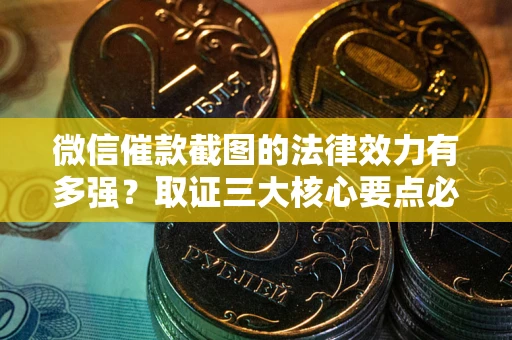 北京微信催款截图的法律效力有多强？取证三大核心要点必须知道！