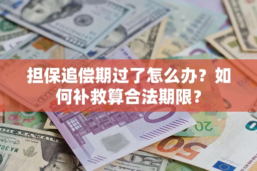 北京担保追偿期过了怎么办？如何补救算合法期限？