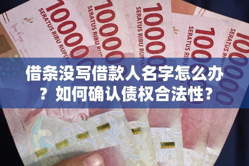 北京借条没写借款人名字怎么办？如何确认债权合法性？