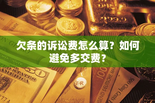 北京欠条的诉讼费怎么算？如何避免多交费？