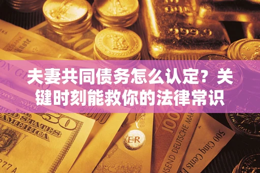 北京夫妻共同债务怎么认定？关键时刻能救你的法律常识
