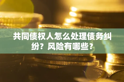 北京共同债权人怎么处理债务纠纷？风险有哪些？