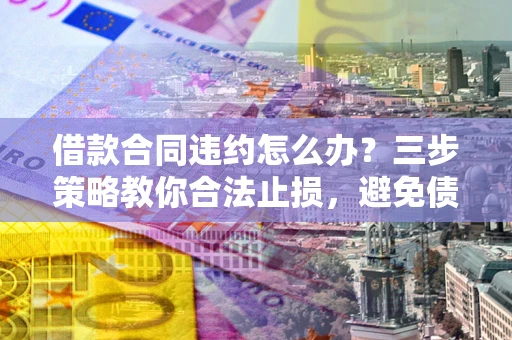 北京借款合同违约怎么办？三步策略教你合法止损，避免债务危机升级