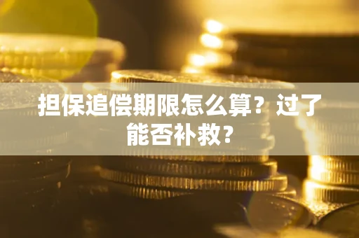北京担保追偿期限怎么算？过了能否补救？